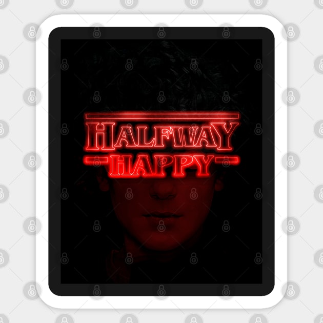 halfway happy - stranger things 2 Sticker by Naive Rider